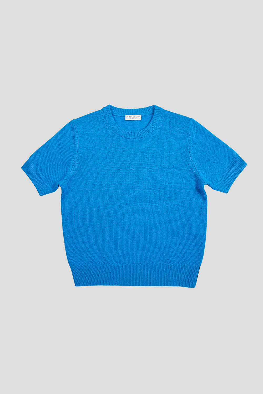 [NEW COLOR] ESSENTIAL CREW NECK SHORT SLEEVE_BLUE